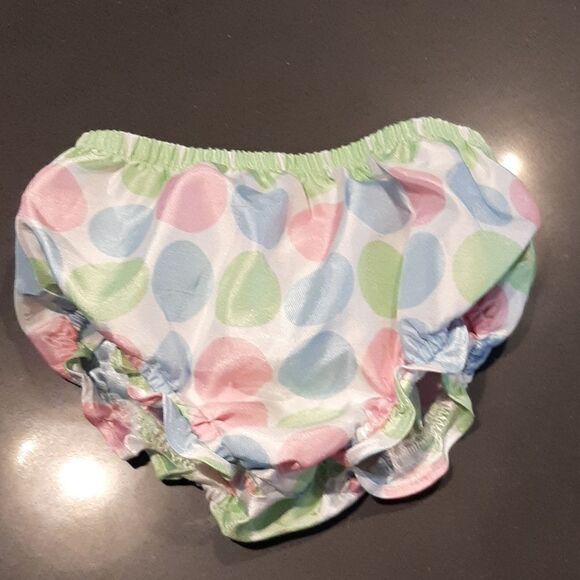 George White with Pastel Polka-dot Dress with Bottoms - Picture 7 of 11